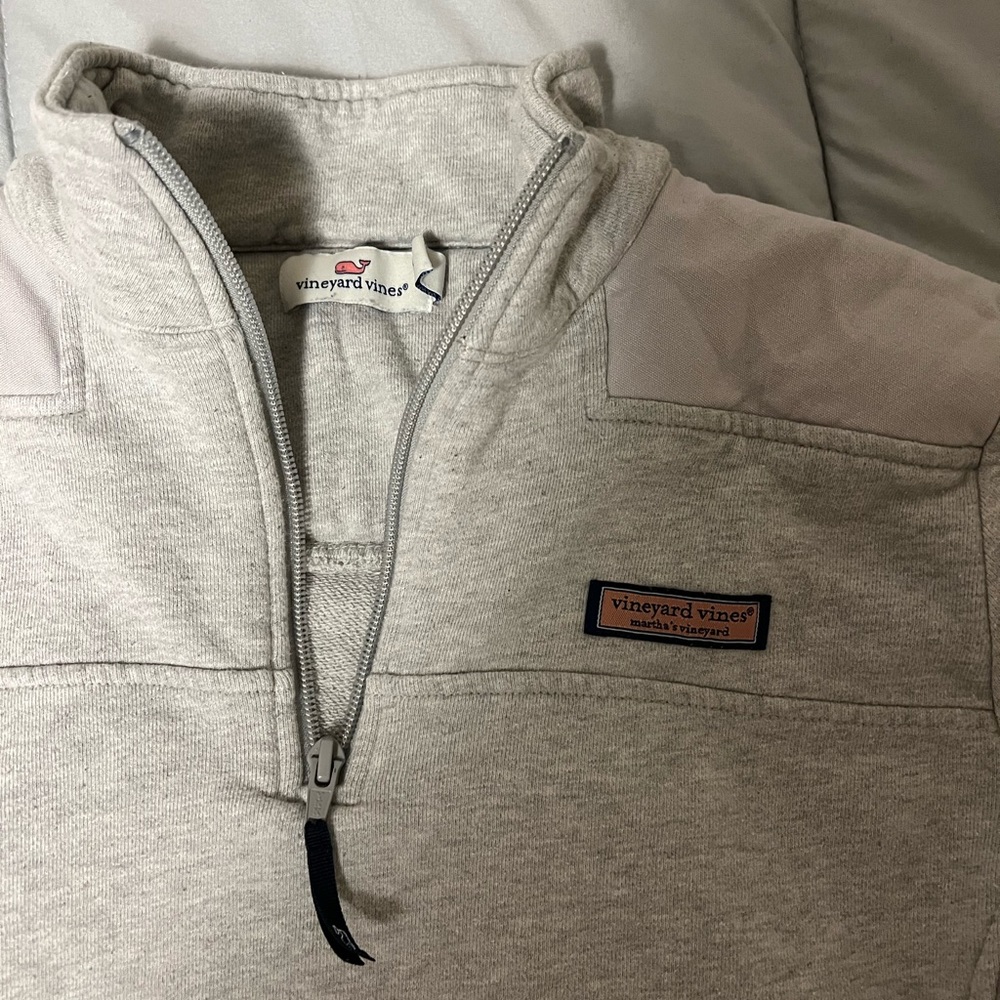 Vineyard Vines Grey Quarterzip